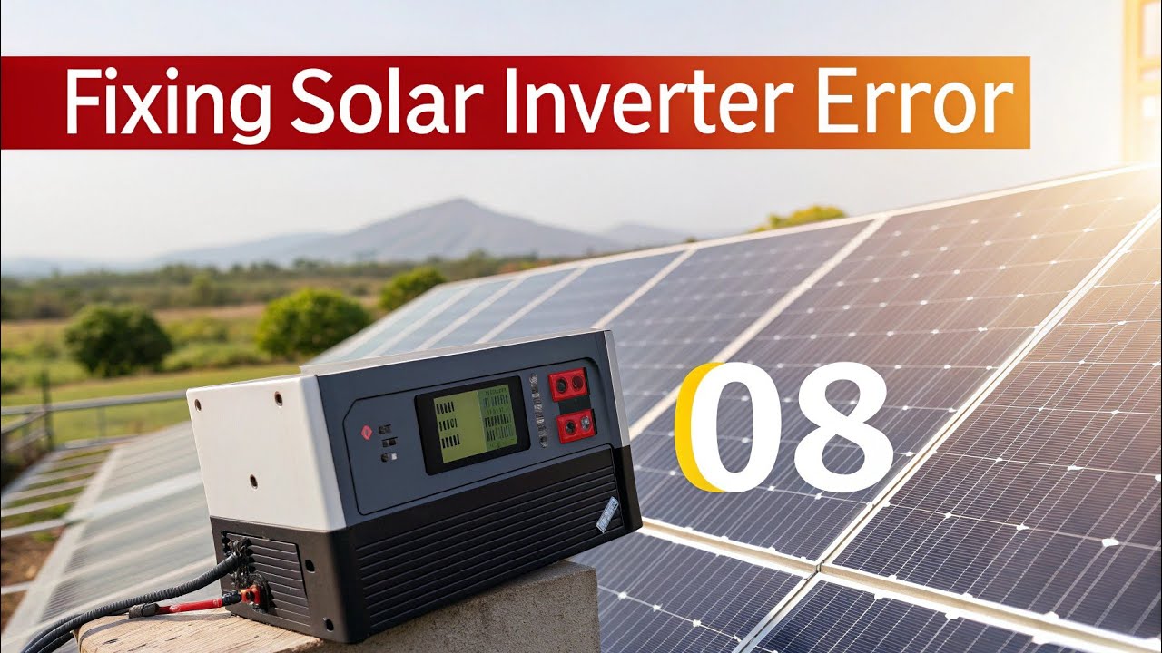 "3KW Inverter Fault 08 | Overload Error Solution in Minutes!"