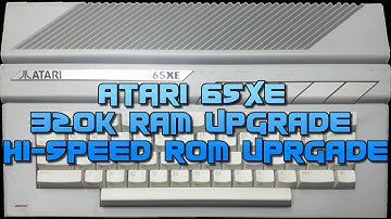 Atari 65XE 320K memory upgrade and OS ROM upgrade