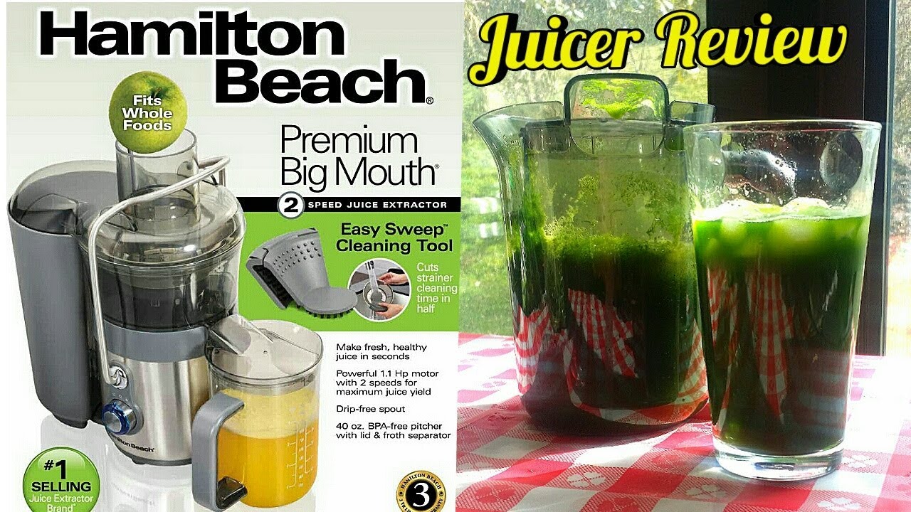 Hamilton Beach Premium Big Mouth 2 Speed Juice Extractor