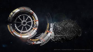 Space Station Construction from an Asteroid