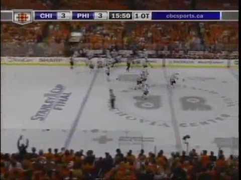 blackhawks wins 2010 stanley cup patrick kane game 6 stanley cup patrick kane game winner vs flyers