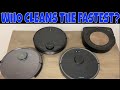 4 Way BATTLE Who Cleans The FASTEST & Gets The Most Dirt? Roomba S9+ Roborock S4 MAX Deebot T8+ WYZE