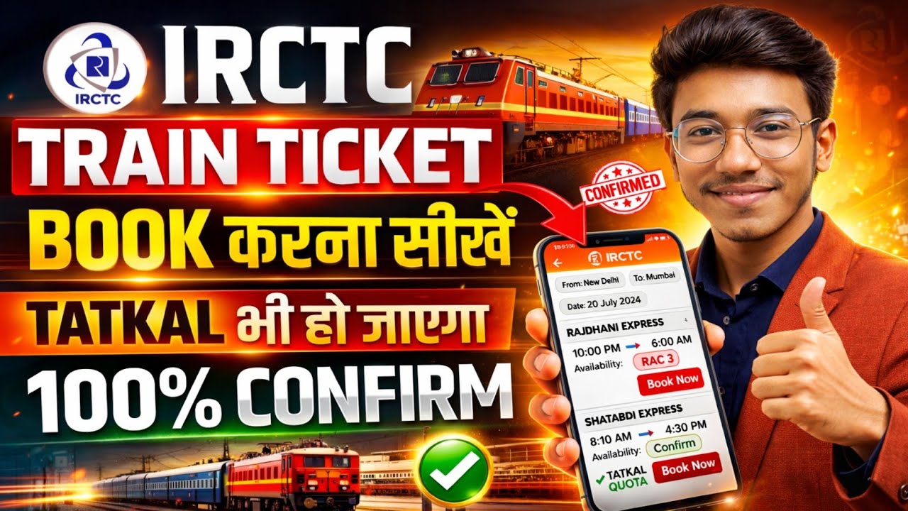 Train Ticket Book Kare Online 2026 | IRCTC Se Ticket Kaise Book Kare Mobile Se