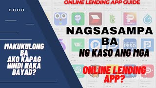 NAGSASAMPA BA NG KASO ANG MGA ONLINE LENDING APP?