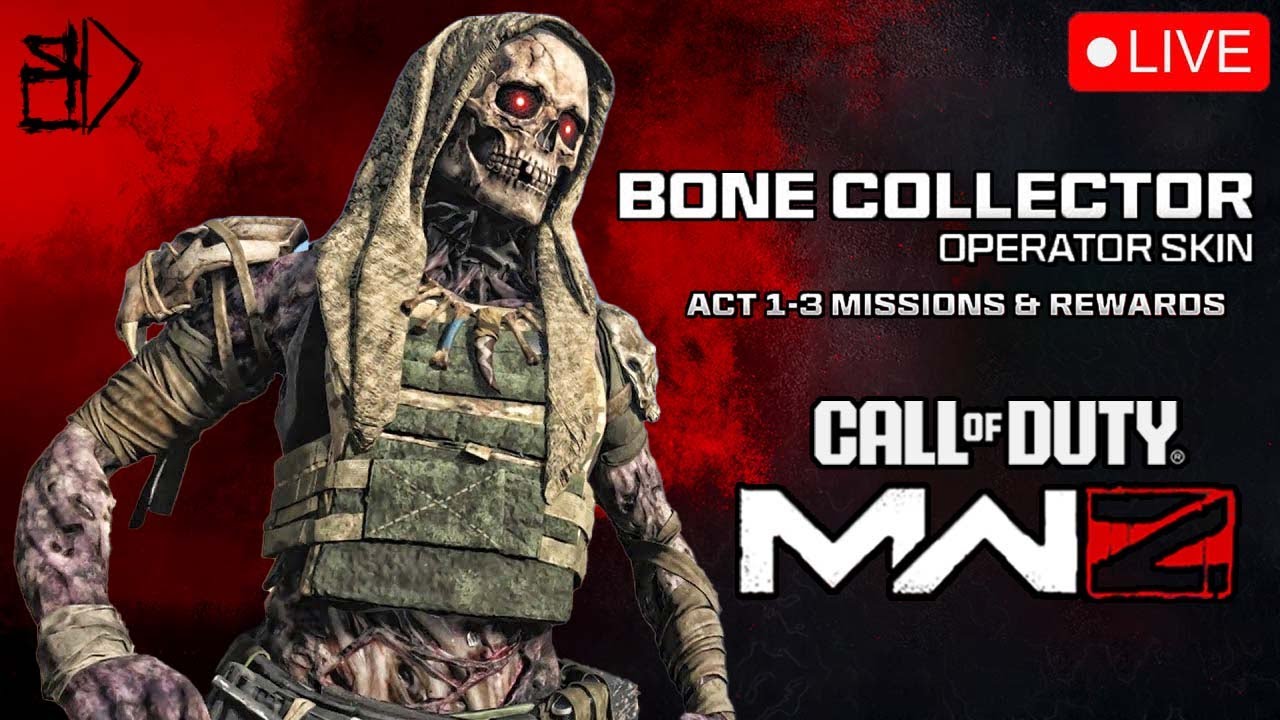 The BONE COLLECTOR OPERATOR SKIN In Modern Warfare 3 Zombies Zombie 