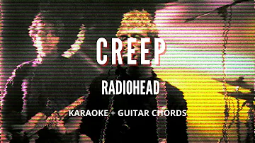 Creep - Radiohead  (Karaoke + Guitar Chords with bass and drums backing tracks)