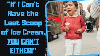 r\/EntitledPeople - Insane Karen ATTACKS 5Yr Old Over ICE CREAM!