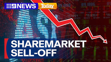 Investors on edge after $62 billion wiped from Australian sharemarket | 9 News Australia