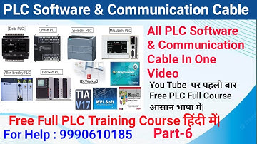 All PLC Software and Communication Cable | Free PLC Training Full Course Part- 6|#plc #plc software
