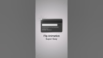 Smooth 3D Card Flip Animation in After Effects #aetutorial