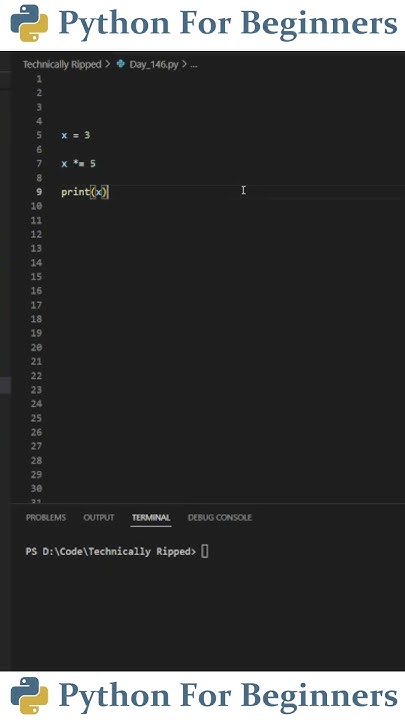 Shorthand Multiplication, Division, and Exponents | Python Tutorial ...