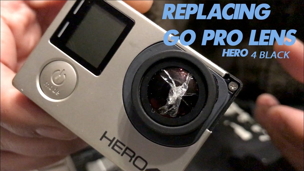 How to change GO PRO HERO 4 Black Lens. YouTube