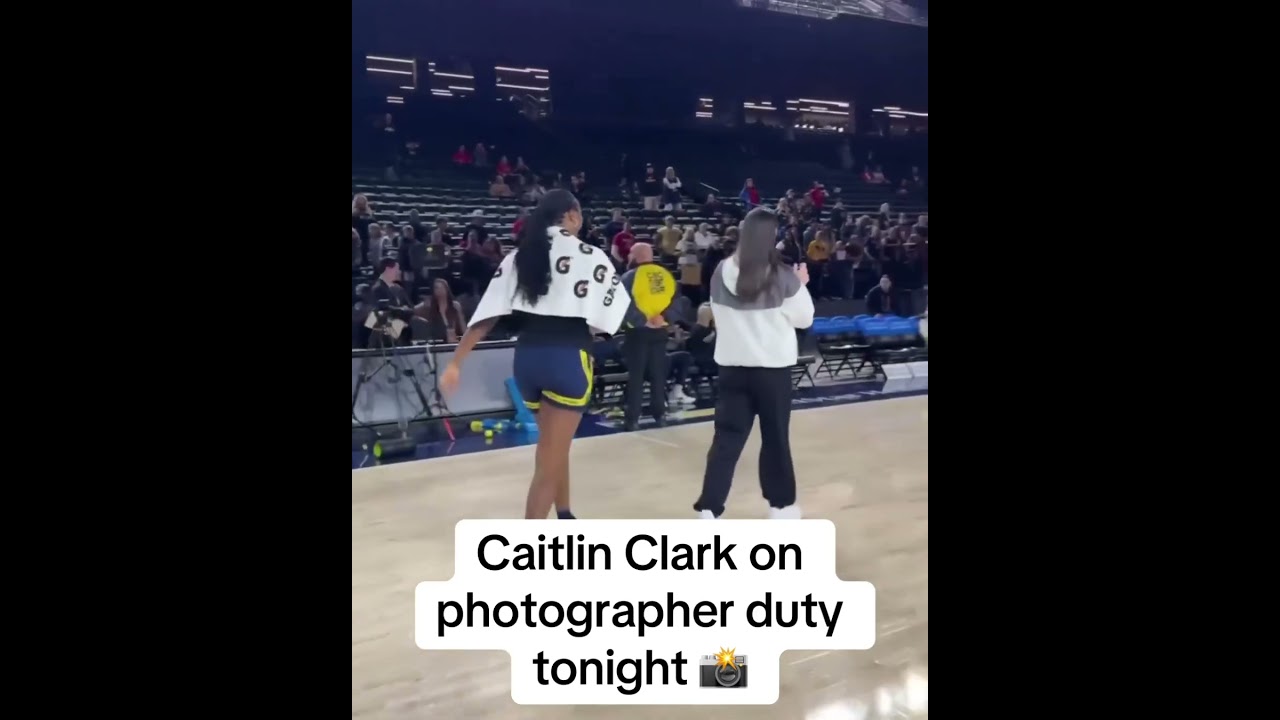 Caitlin Clark, the photographer 📸 (📽️ via @indianafever/IG)
