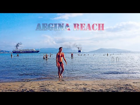 Aegina Island Beach in Greece TimeLapse 4K