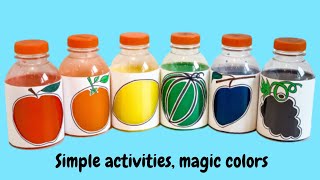 Simple Activities For Kids Surprise Your Child With Magic Colours | Fruits for kids.