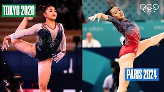 Same Athlete, Different Year! Tokyo 2020 vs. Paris 2024 | Sunisa Lee's Floor Routine 🇺🇸🤸‍♀️