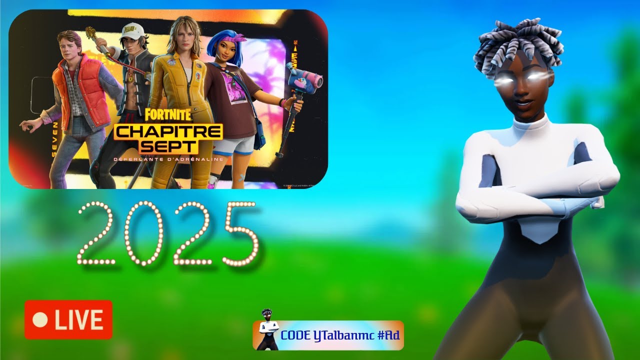 🔴 - Mon DERNIER JOUR sur FORTNITE pour 2025 ! CODE YTALBANMC 