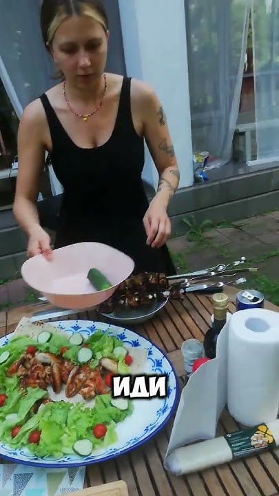 Food и Еда - кутаб с зеленью и сыром на мангале! - YouTube