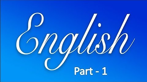 Kerala University BSc Botany previous questions -  ENGLISH ( language - II ) -  Part - 1 ( sem - 1 )