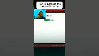 Internet speed kaise bhadaye | Hoe to increase the speed of internet in laptop #short #shortvideos