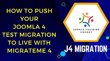 How to Push Your Joomla 4 Test Migration to Live with MigrateMe 4
