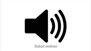 Sound effect BEBEK MAINAN