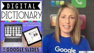 Digital Dictionary in Google Slides™ Dictionary In Google Slides
