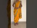 Double Kashta Nauvari Draping Nauvarisaree Saree Sareelove GroomingwithUtkarsha