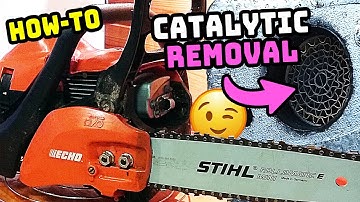 Catalytic Converter Removal on Echo CS-352AC (HOW-TO VIDEO)