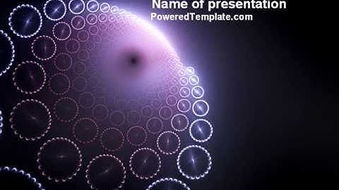 Violet Fantasy PowerPoint Template by PoweredTemplate.com