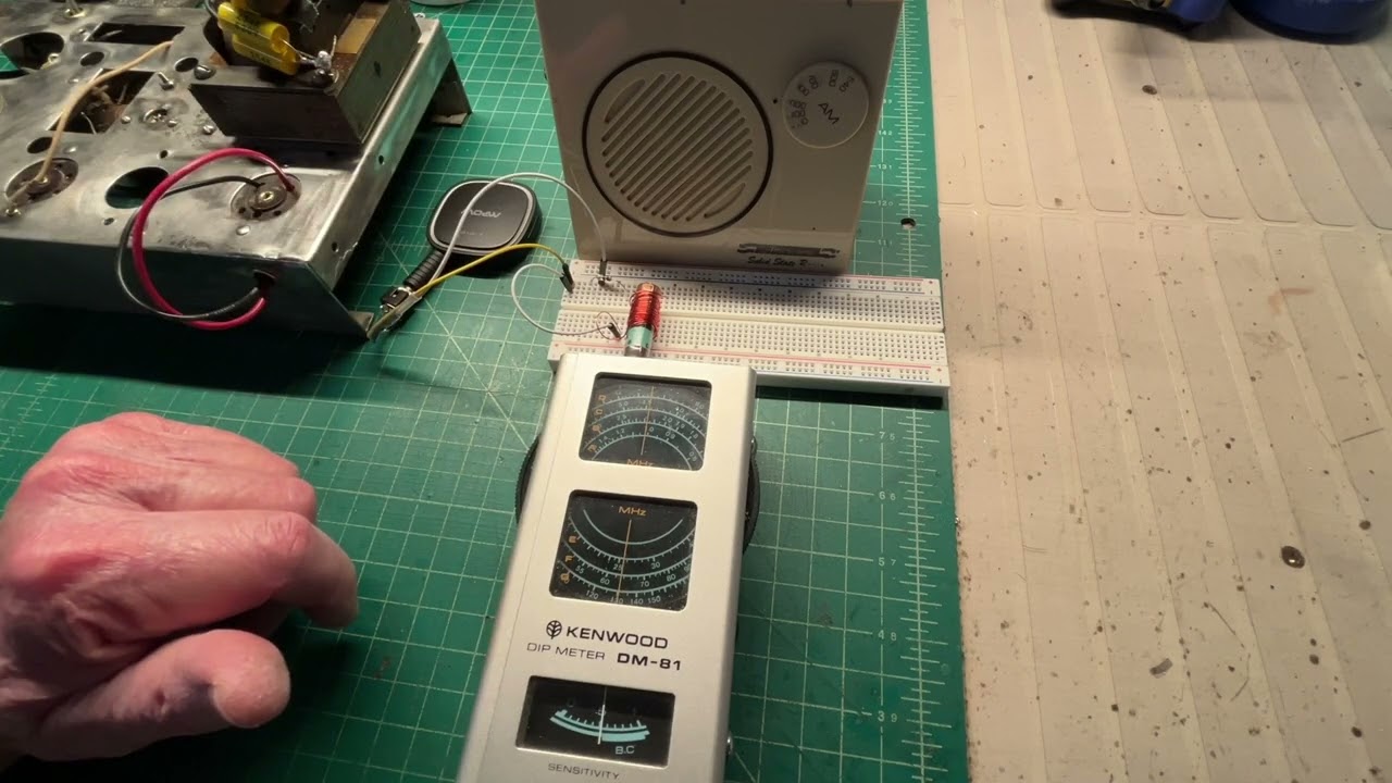 TRIO DM-801 DIP メーター TRIOグリッド0Mhz用 ディップメーター