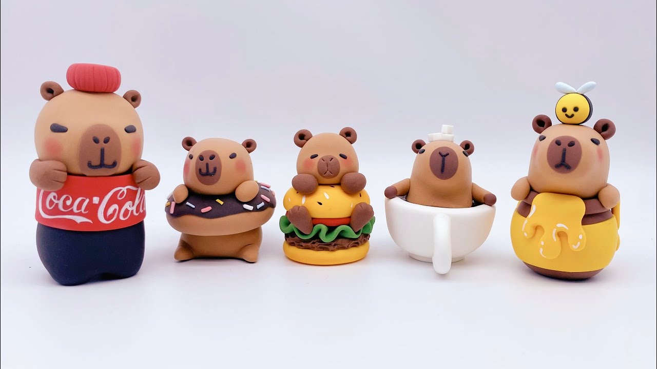 黏土教學｜水豚Capybara(5)｜ClayArt