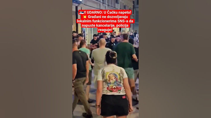 U Čačku napeto! Građani ne dozvoljavaju lokalnim funkcionerima SNS-a da napuste kancelarije
