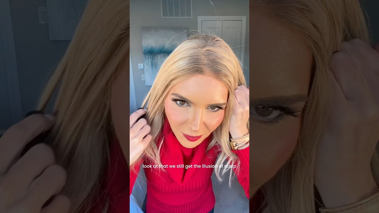 Эта иллюзия кожи головы довольно необычна #uniwigs