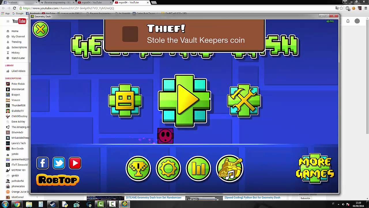 How To Unlock All Icons In Geometry Dash Geometry Dash Unlock ALL Icons + Bypass Vault - YouTube