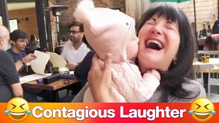 CONTAGIOUS LAUGHTER COMPILATION | best unstoppable laughter ever by Mr Best 8,535 views 3 years ago 12 minutes, 45 seconds