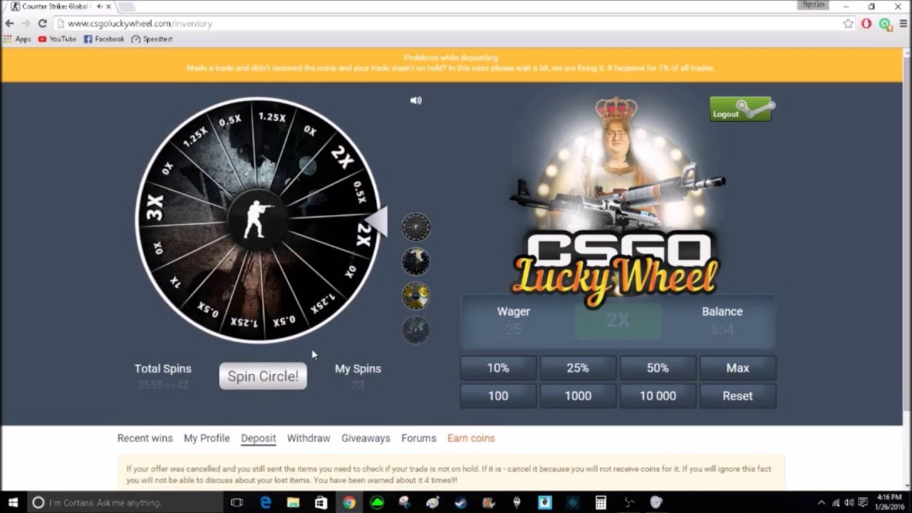 CS:GO Spin Wheel! - YouTube