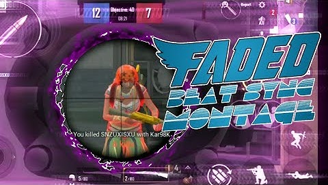 FADED BEATSYNC montage PUBGM