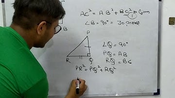 THEOREM:6.9 CONVERSE OF PYTHAGORAS THEOREM FULLY DETAILED EXPLANATION  SMARTER STUDY KL