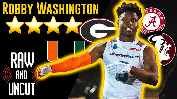 THE #8 ATHLETE IN THE COUNTRY ROBBY WASHINGTON || ...