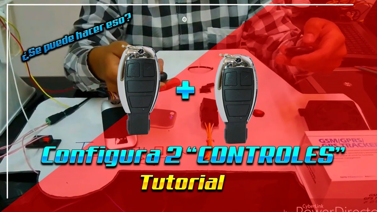 Configuracion de 2 controles a un gps tracker 303G - YouTube