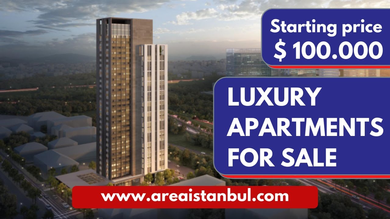 LUXURY APARTMENTS FOR SALE IN ATASEHIR ISTANBUL TURKEY , REAL ESTATE IN