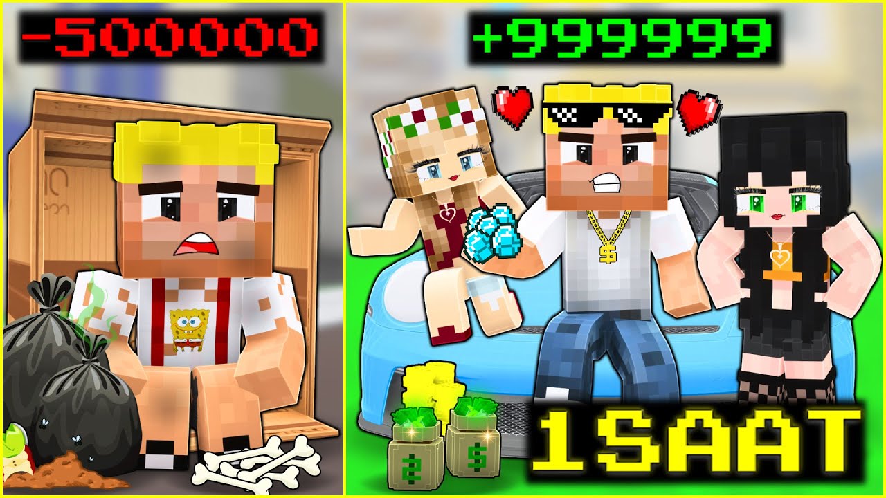 HER ŞEY TERSİNE DÖNDÜ EFEKAN MİLYONER OLDU FİLMİ! 🤑 -Minecraft