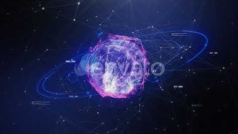 Abstract World of Space in the Form of Plexus | Motion Graphics - Videohive template