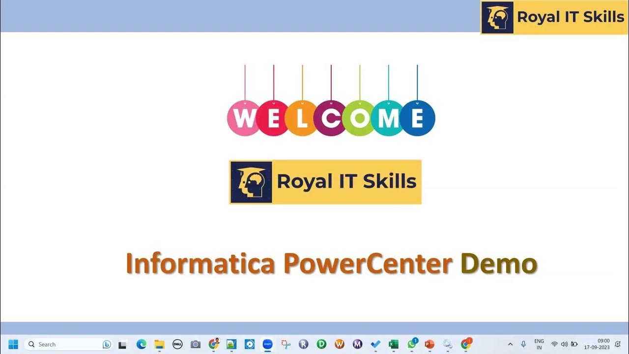 Informatica PowerCenter Demo1 by Royal IT Skills | 17 Sep 2023 - YouTube