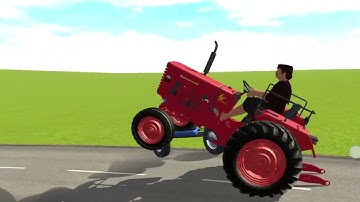 JCB 3dx Eco Loading Mud Mahindra 275 Eicher 485 John Deere Tractor with Trolley 🛒 🚎