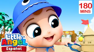 Jugando en la Playa con Cuidado | Canciones Infantiles| Juega y aprende | Moonbug Español