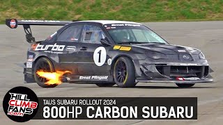 800hp Full Carbon Subaru Impreza HillClimb Monster | Taus Rollout 2024 ☆