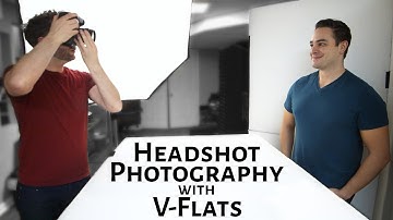 How To Shoot Headshots With V-Flats