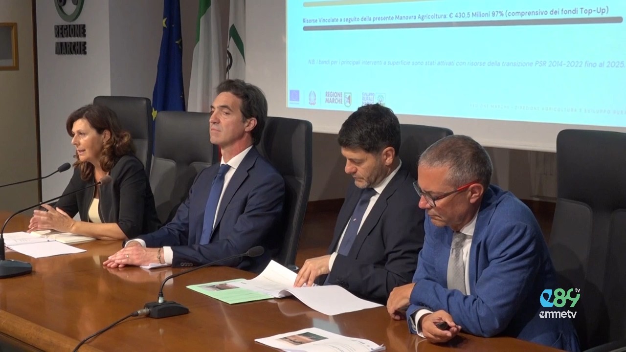 TG EMME. Marche, piano Agricoltura 2026-2028: in campo 210 milioni per imprese e giovani